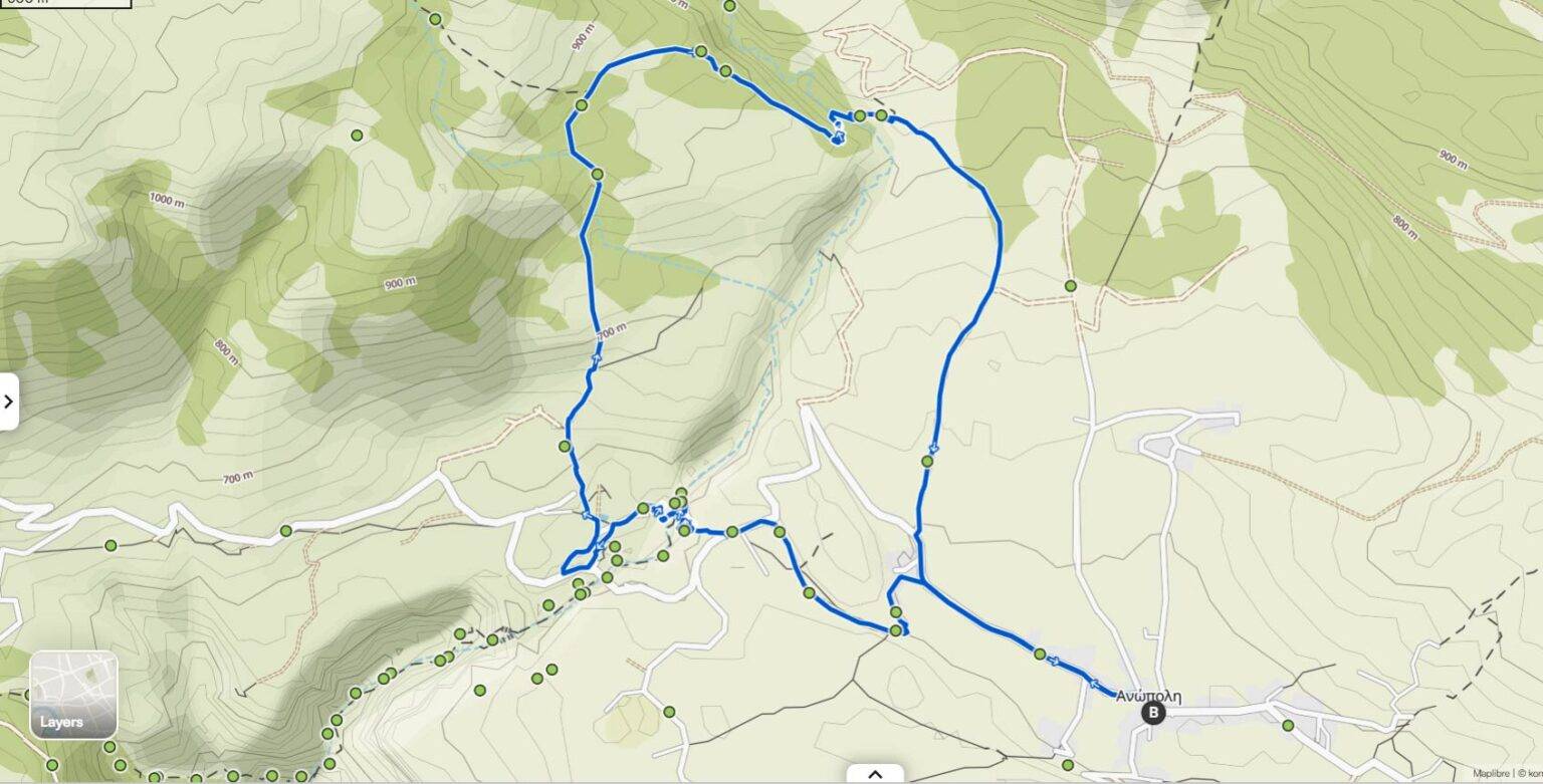 Aradena route
